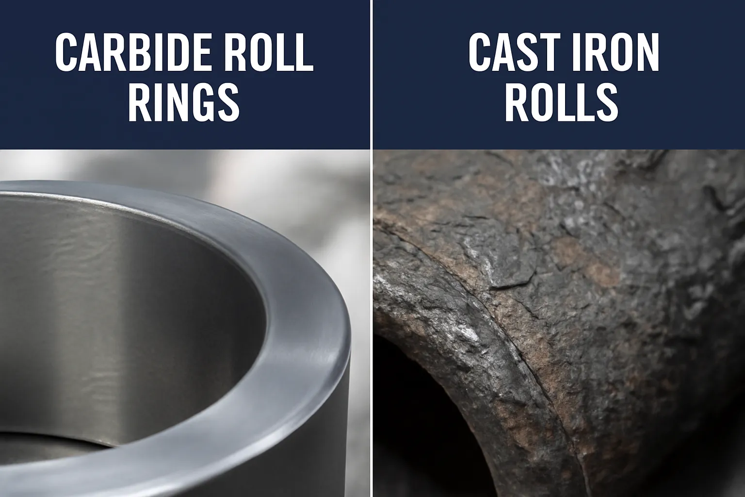 Carbură-ring-ring-vs-traditional-cast-roll-uri